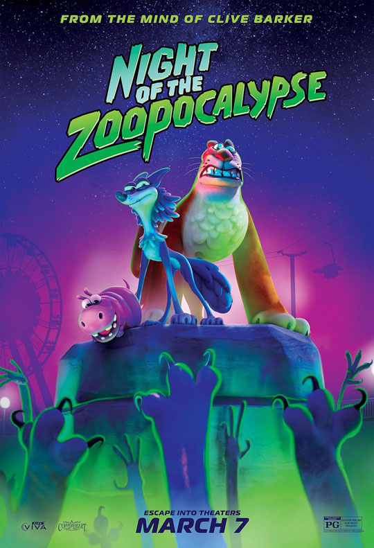 انیمیشن شب آخر الزمان جنگل - Night of the Zoopocalypse 2024